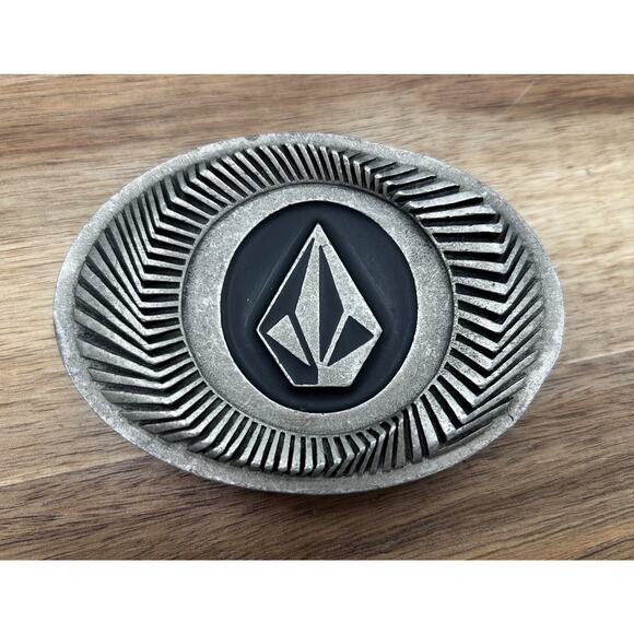 Volcom Other - Volcom Belt Buckle Oval Metal Western Geometric Mens Accessory